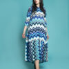 abito bamboo onde blu