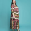 abito bamboo onde fucsia