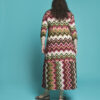 abito bamboo onde fucsia