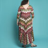 abito bamboo onde fucsia