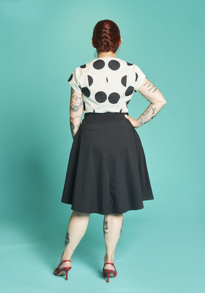 abito pompei pois retro