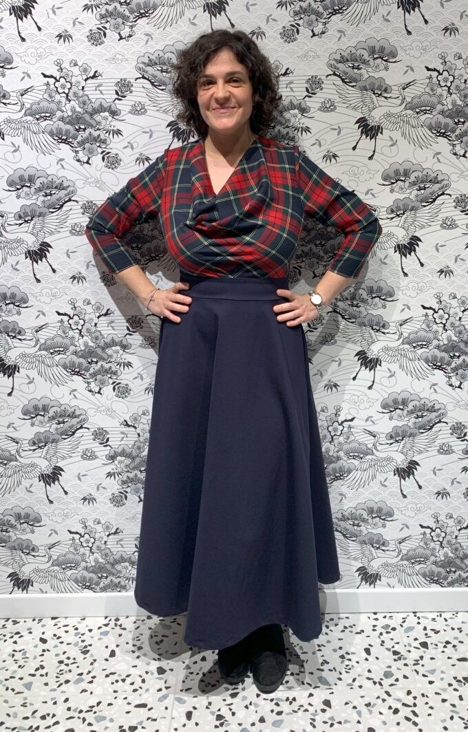 abito pompei rosso-verde