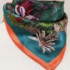 foulard seta arancio